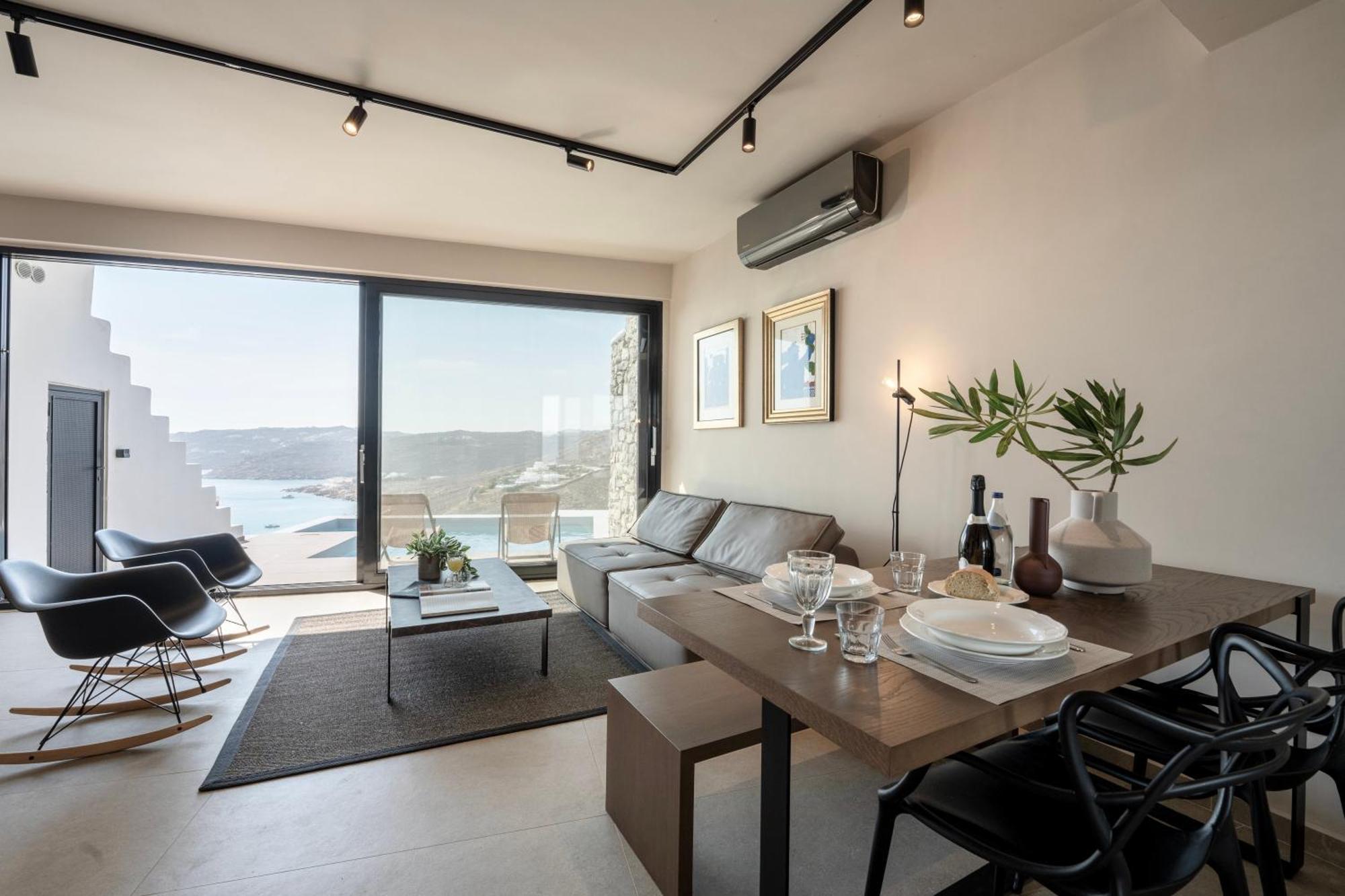 Luxury House With Private Pool At Elia Beach Mykonos Town Екстериор снимка